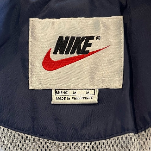 Vintage 90s Nike Windbreaker Zip Jacket - Size Medium - Picture 12 of 14
